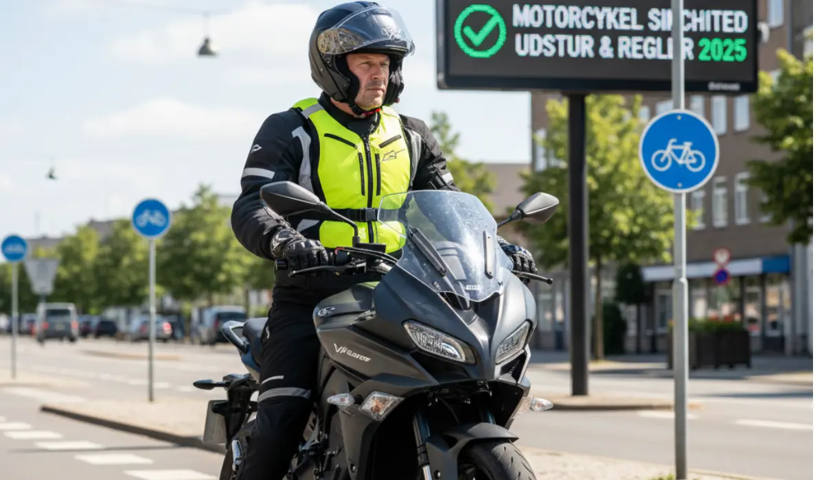 MC-kørsel,sikkerhedsudstyr og mærkning i 2025
