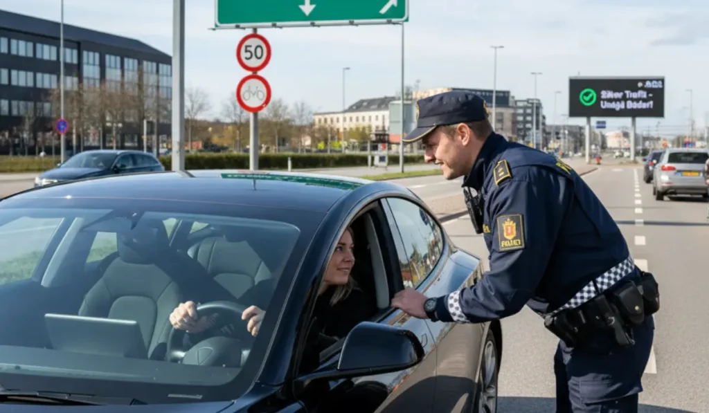 Oversigt over bødesatser for trafiksikkerhed i 2025