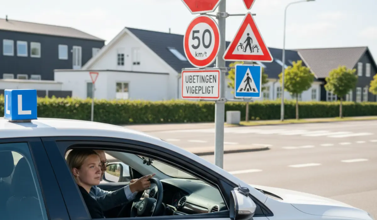 Hvad betyder de almindelige trafikskilte