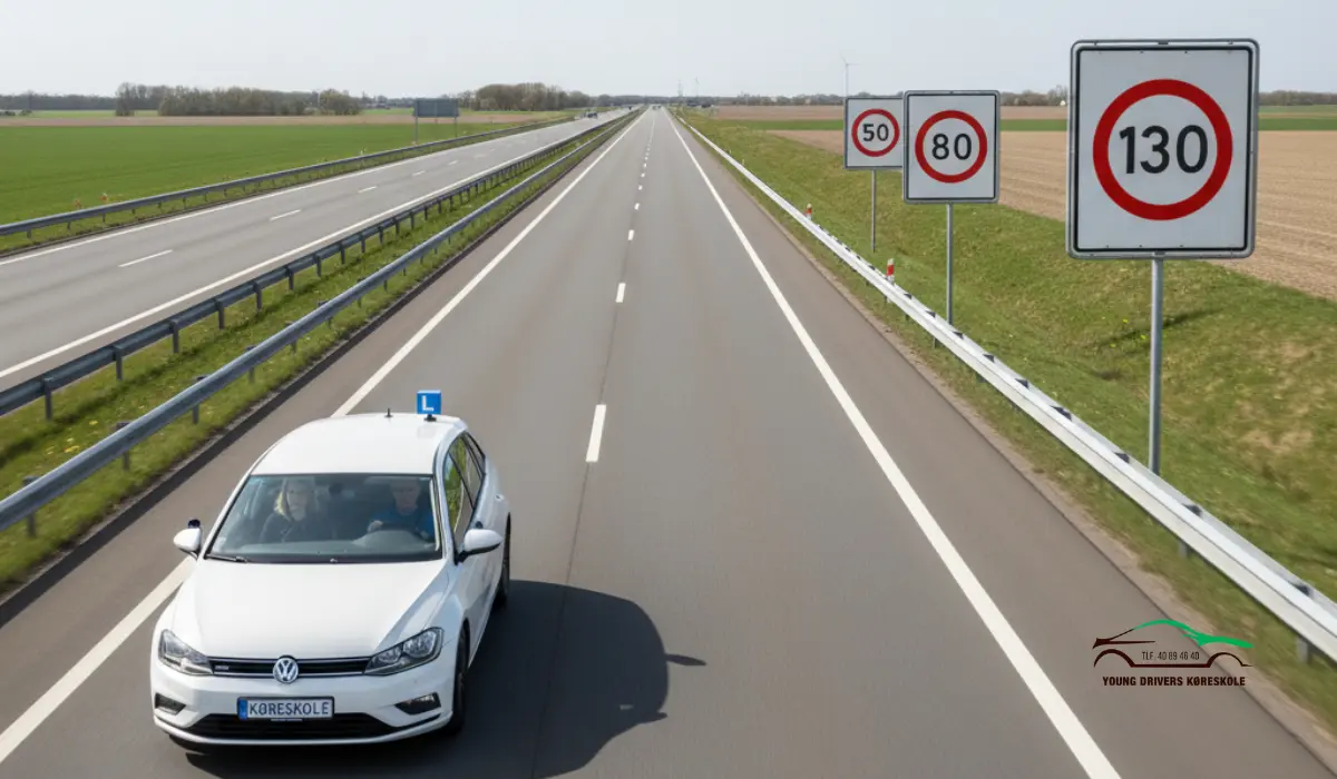Hastighedsgrænser i Danmark – hvad gælder