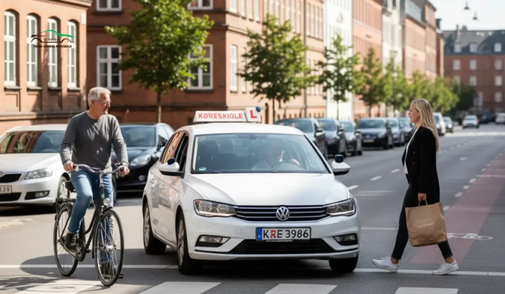 Respekt for cyklister og fodgængere – trafikviden for førere