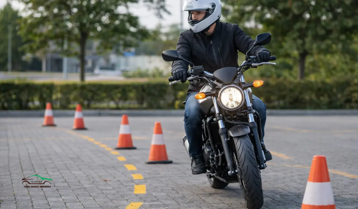 Motorcykelkørsel Balance og kontrol for begyndere