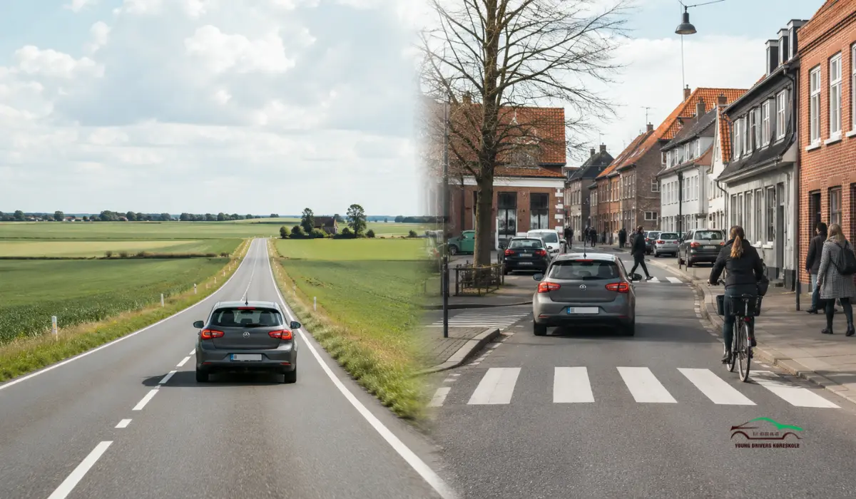 Kørestil til land‐ vs. bykørsel – hvad du bør vide