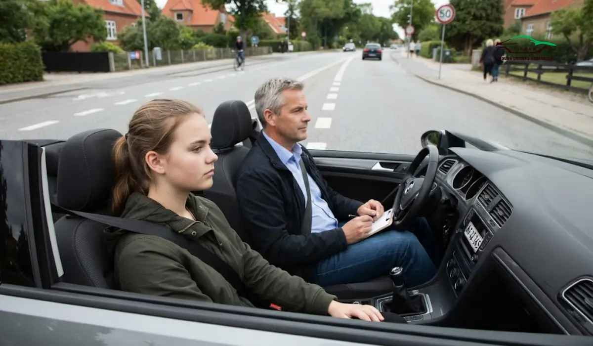 Sådan foregår den praktiske køreprøve fra start til slut