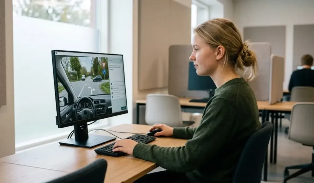 Hvor kan man tage digital teoriprøve i Danmark_